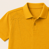 Guru Mustard, Mustard yellow Polo shirt; Design 37
